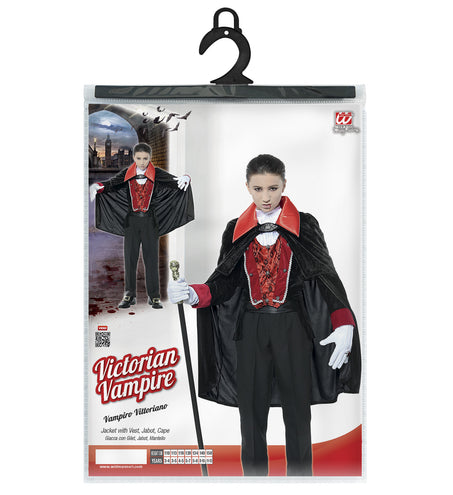 Widmann SRL Victoriaanse Vampier pak kinderen
