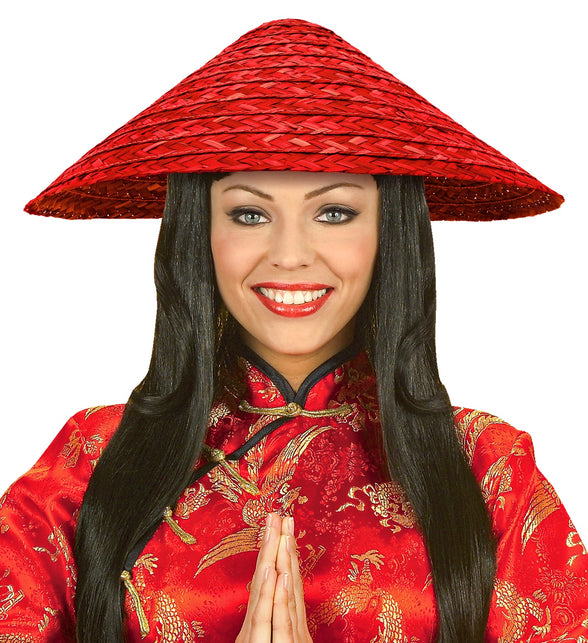 Widmann SRL Vietkong strohoed rood