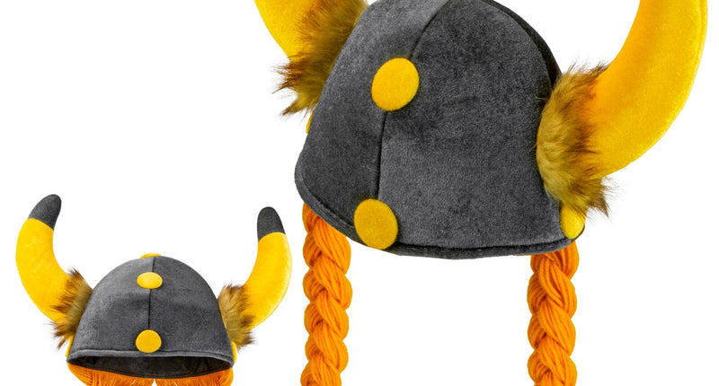 Widmann SRL Viking helm met vlechten