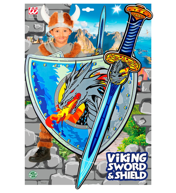 Widmann SRL Viking zwaard met schild kinderen