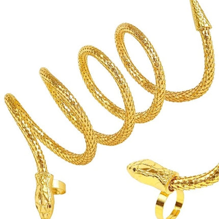 Widmann SRL Vinger armband slang goud Teun