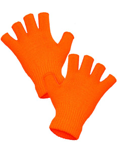Widmann SRL Vingerloze handschoenen neon oranje
