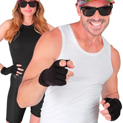 Widmann SRL Vingerloze handschoenen zwart budget