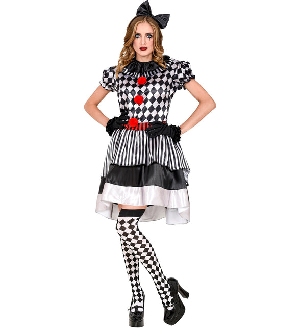 Widmann SRL Vintage clowns jurkje dames