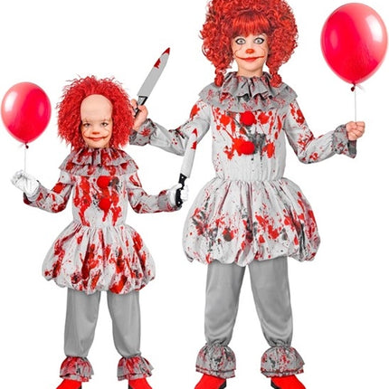 Widmann SRL Vintage killer clown kostuum Guus kinderen