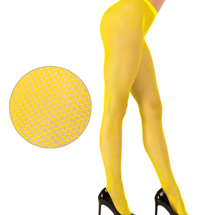 Widmann SRL Visnet panty neon geel