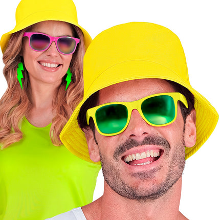 Widmann SRL Vissershoedje neon geel