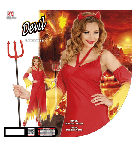 Widmann SRL Vlammende duivelsjurkjes voor Halloween