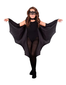 Widmann SRL Vleermuis cape Anouk kinderen