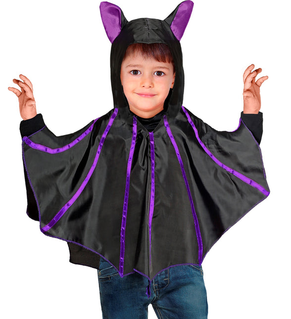 Widmann SRL Vleermuis poncho kind