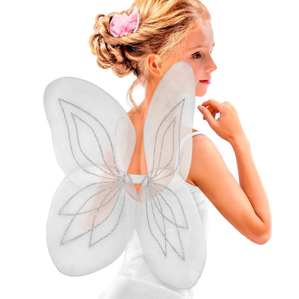 Widmann SRL VLEUGELS GLITTER, WIT