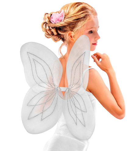 Widmann SRL VLEUGELS GLITTER, WIT