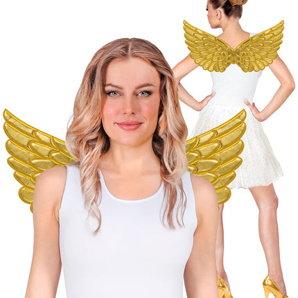 Widmann SRL Vleugels goud 57x26 cm
