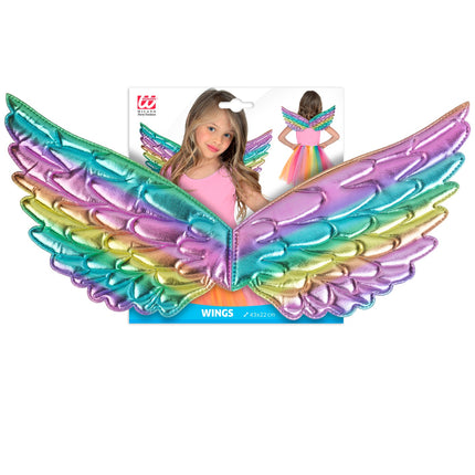 Widmann SRL Vleugels regenboog 43x22 cm