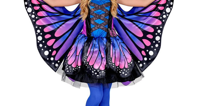 Widmann SRL Vlinder kostuum kinderen blauw paars