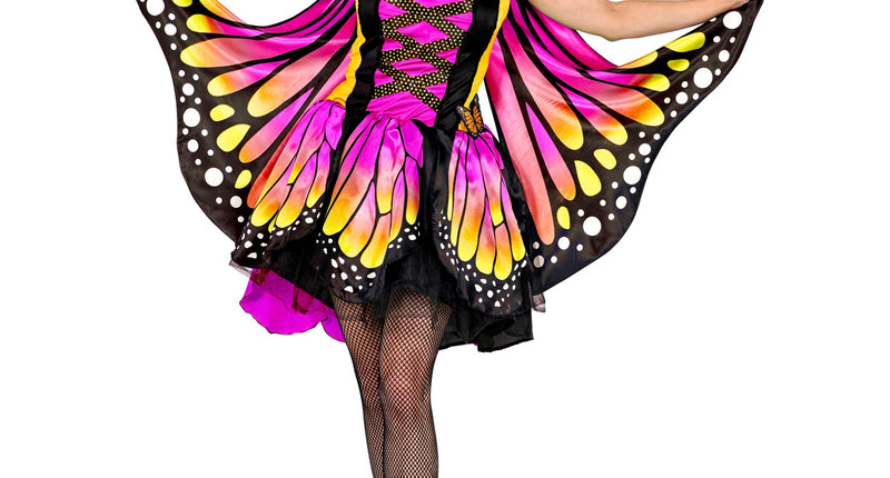 Widmann SRL Vlinder kostuum paars goud