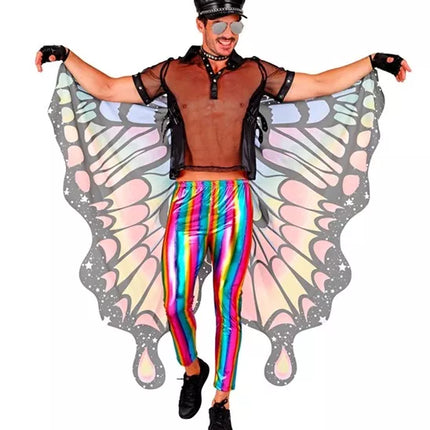 Widmann SRL Vlinder vleugels regenboog 175 x 140cm Sara