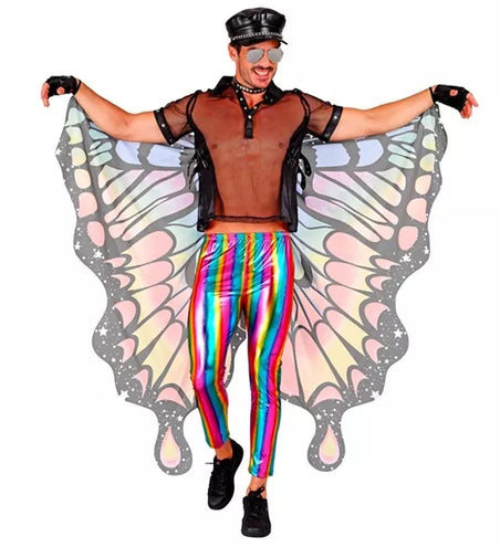 Widmann SRL Vlinder vleugels regenboog 175 x 140cm Sara