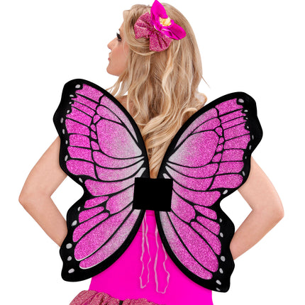 Widmann SRL Vlindervleugels glitter 50x50cm
