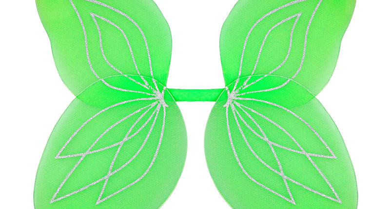 Widmann SRL Vlindervleugels glitter groen kinderen