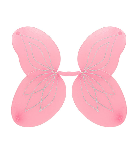 Widmann SRL Vlindervleugels glitter roze kinderen