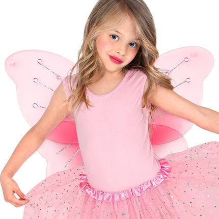 Widmann SRL Vlindervleugels met 12 steentjes