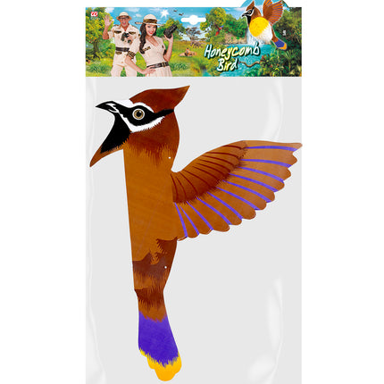 Widmann SRL Vogel decoratie van papier