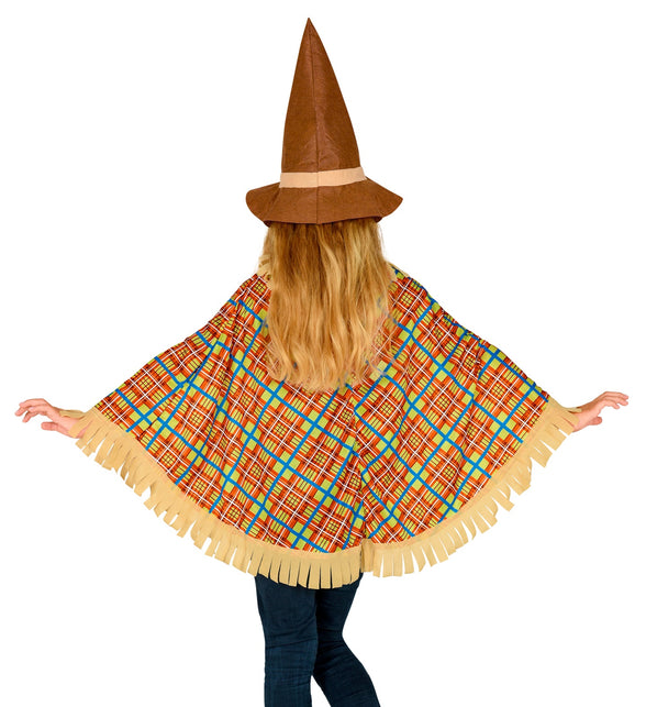 Widmann SRL Vogelverschrikker poncho kind