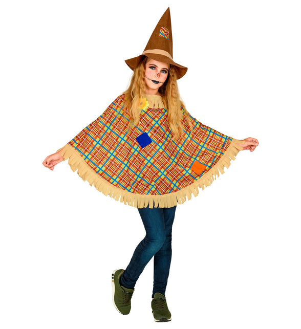 Widmann SRL Vogelverschrikker poncho kind