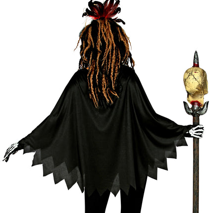 Widmann SRL Voodoo priester poncho volwassenen