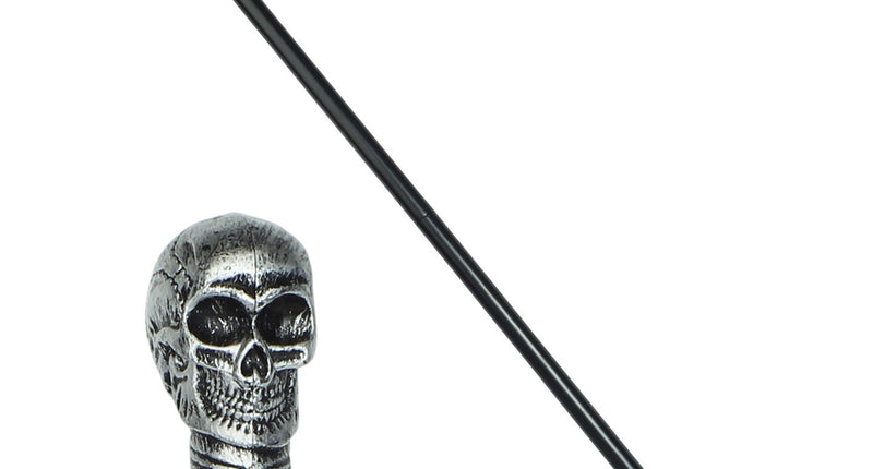 Widmann SRL Wandelstok met grappige schedel 3-delig