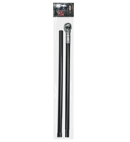 Widmann SRL Wandelstok met grappige schedel 3-delig