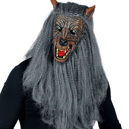 Widmann SRL Weerwolf masker met haren