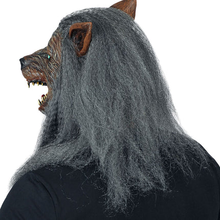 Widmann SRL Weerwolf masker met haren