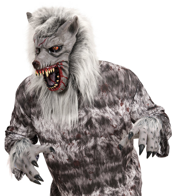 Widmann SRL Weerwolf masker met veel haar