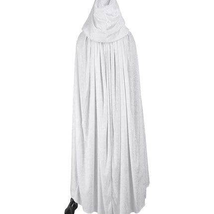 Widmann SRL Wit fluwelen cape met kap 140cm Bente