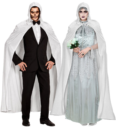 Widmann SRL Witte cape luxe 150cm