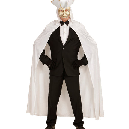 Widmann SRL Witte cape luxe 150cm