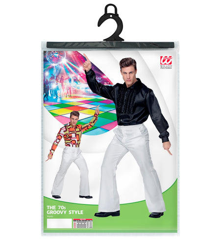 Widmann SRL Witte disco broek heren