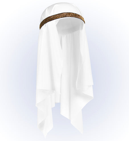 Widmann SRL Witte hoofdband sjeik