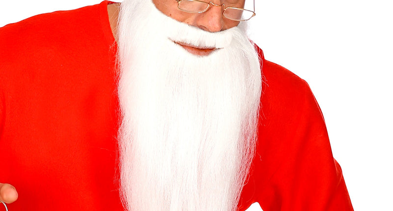 Widmann SRL Witte kabouterbaard met snor lang