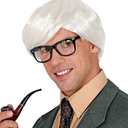 Widmann SRL Witte karakter pruik heren