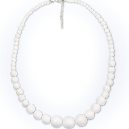 Widmann SRL Witte ketting met kralen