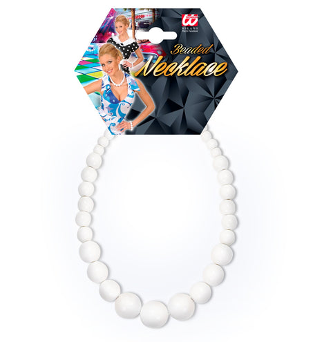 Widmann SRL Witte ketting met kralen