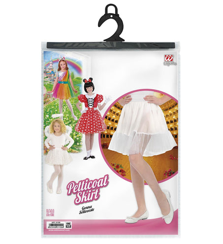 Widmann SRL Witte petticoat kind one size