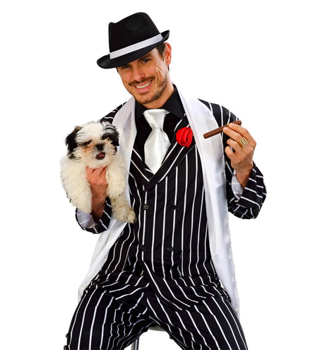 Widmann SRL Witte zijden sjaal gangster