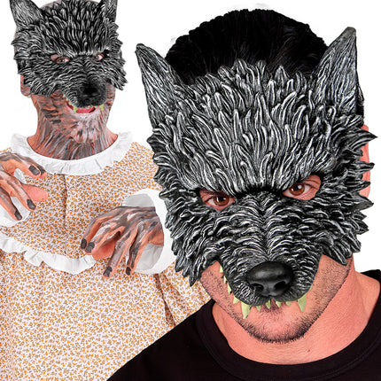 Widmann SRL Wolvenmasker zonder kin