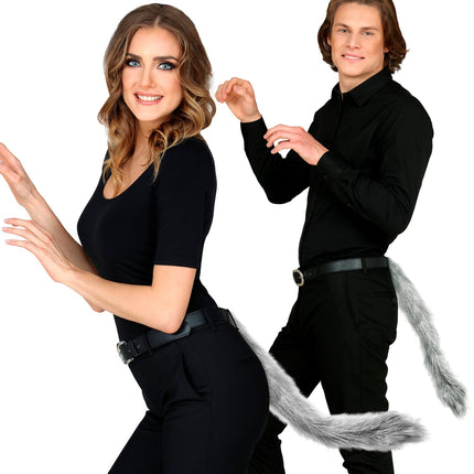 Widmann SRL Wolvenstaart grijs