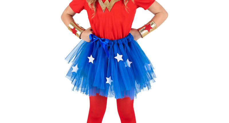 Widmann SRL Wonder woman jurkje kinderen 110cm