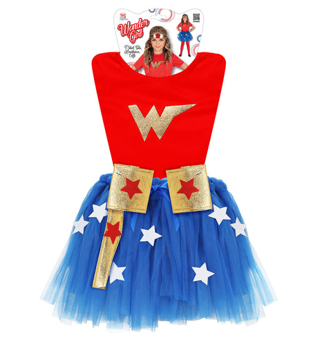 Widmann SRL Wonder woman jurkje kinderen 110cm